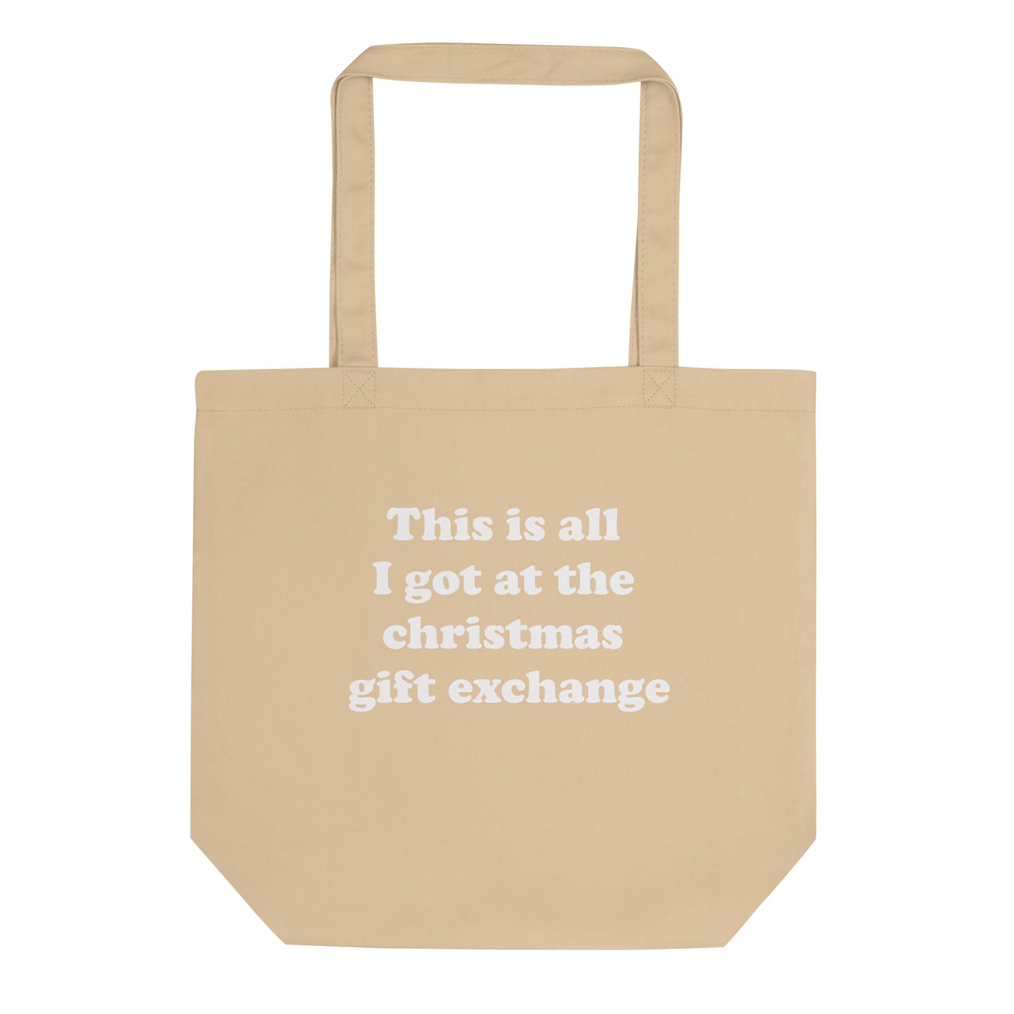 Gift exchange tote bag