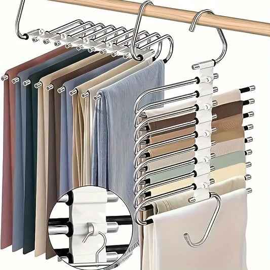 Nine layer pants and shirt hanger