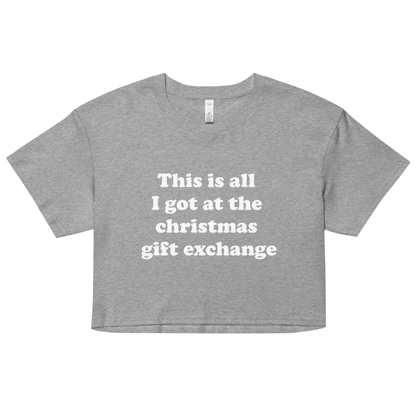 Gift exchange crop top